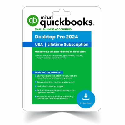 quickbooks desktop pro 2024 lifetime subscription for windows